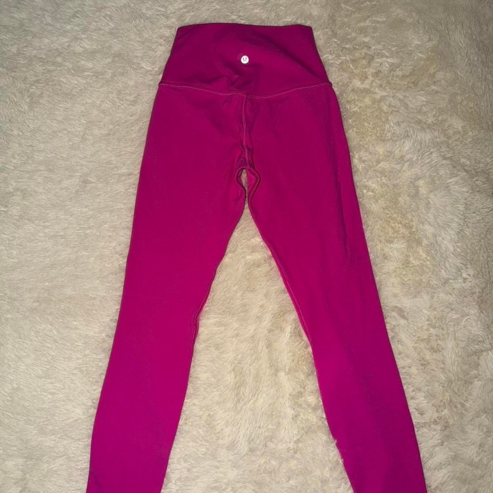 Lululemon Double Aligned Leggings Pink Size 4 24Inseam